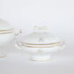 Small Gold Monogram Soupiere