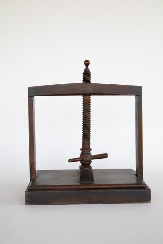 Late 18th Century Oak Book Press