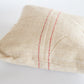 French Grain Red and White Pillow