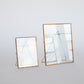 Brass and Glass Frame Large