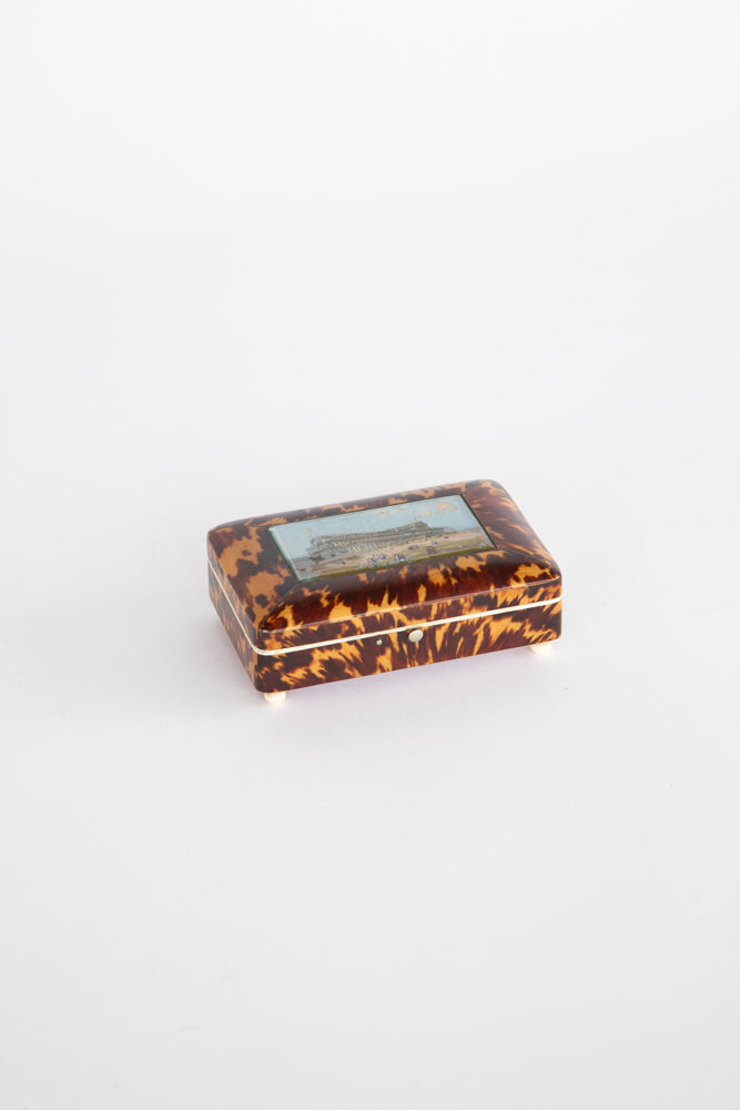 Crystal Palace Faux Tortoise Shell  Box