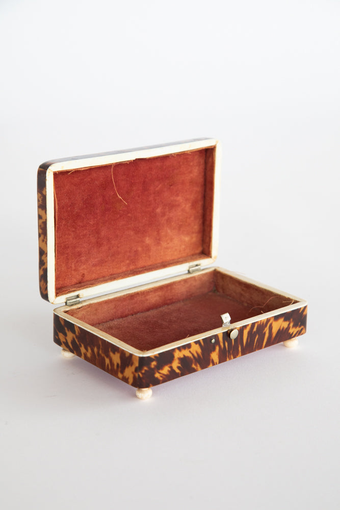 Crystal Palace Faux Tortoise Shell  Box