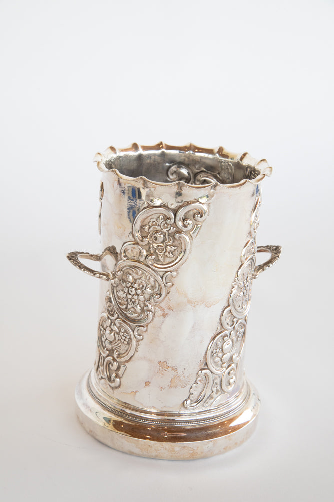 Silver Plated Bottle Holder Circa 1880 UK