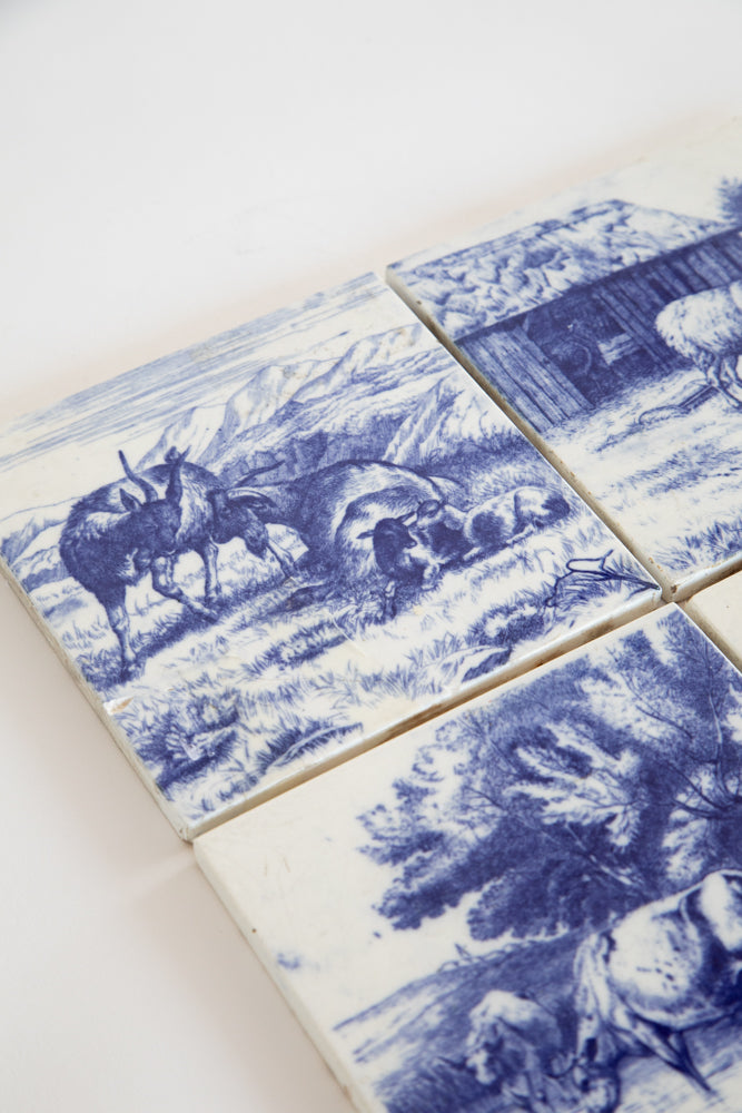 Blue and White Delft Tiles