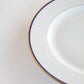 Blue and White Limoge Dinner Plate