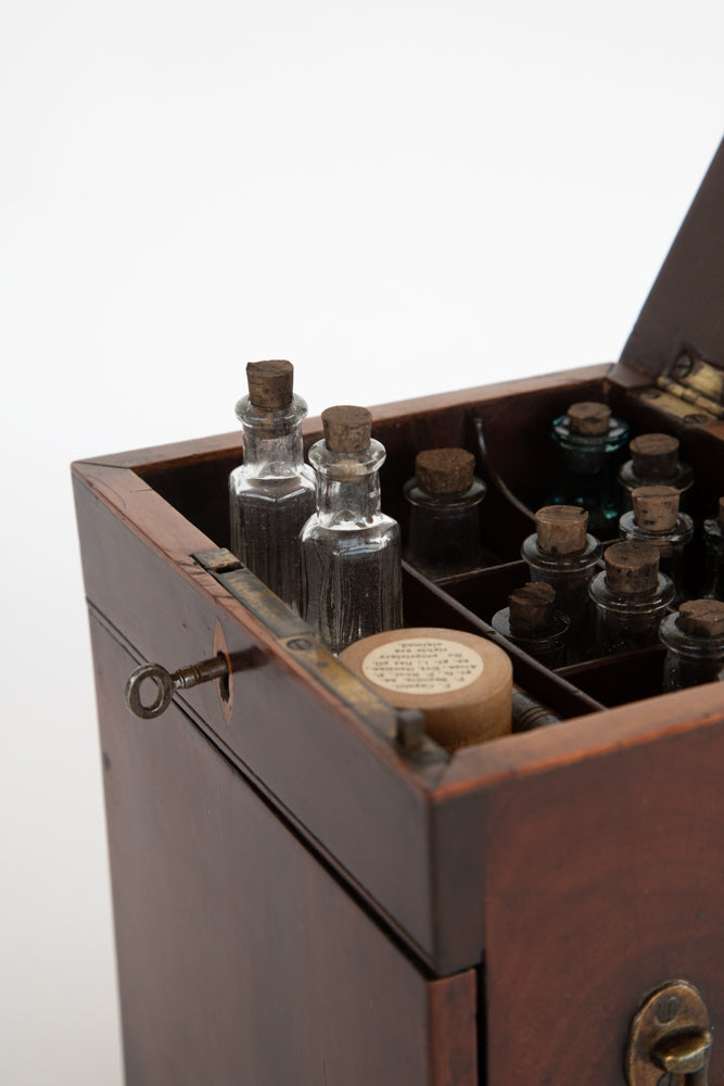 Apothecary Box with Bottles