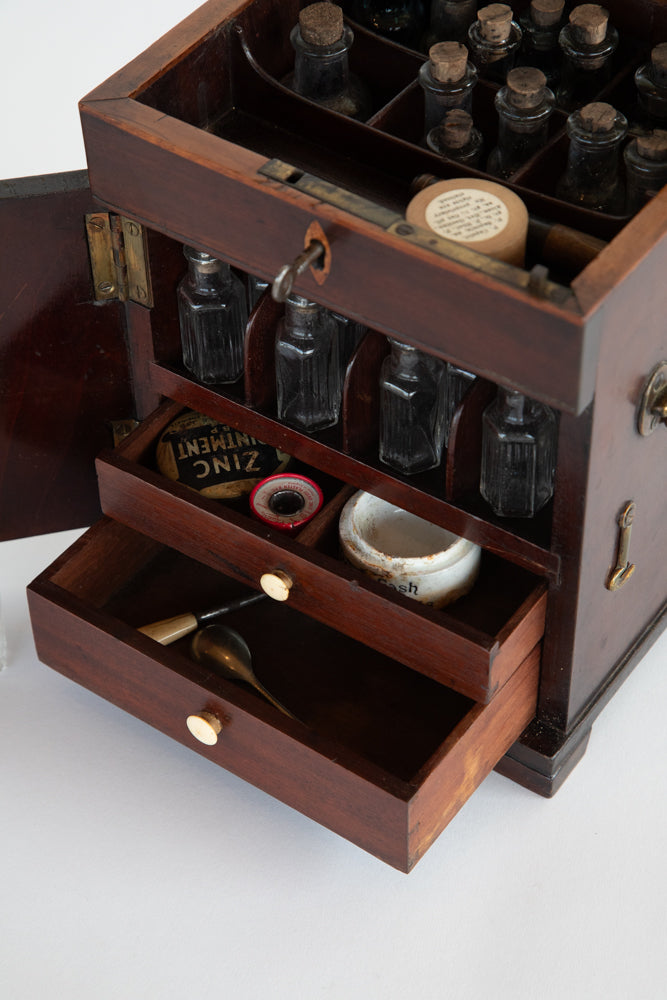 Apothecary Box with Bottles