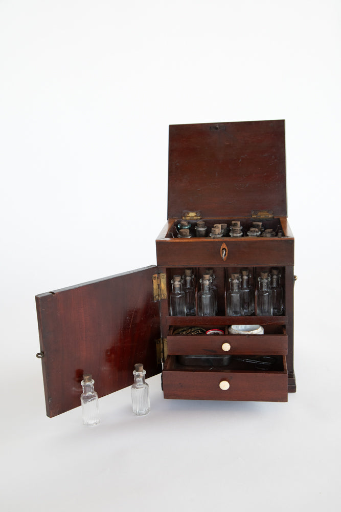 Apothecary Box with Bottles