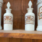 Pharmacy Jars-Small, Red/Black 1880