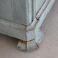 French Blue Painted Medicine Apothecary Medicine Cabinet or Chest